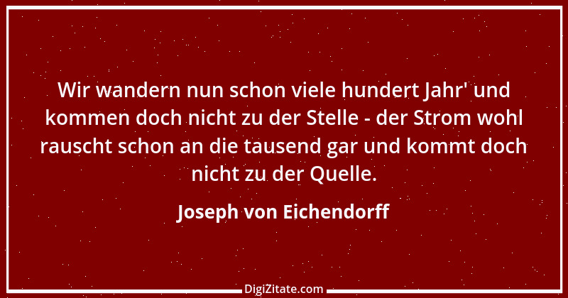 Zitat von Joseph von Eichendorff 30