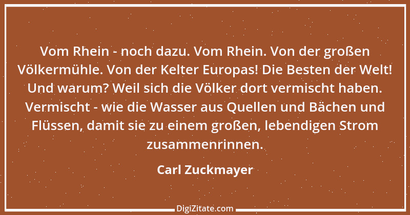 Zitat von Carl Zuckmayer 29