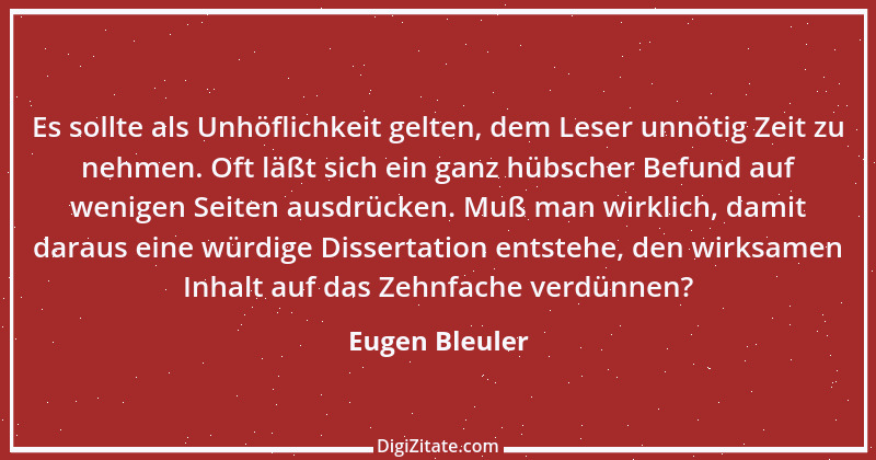 Zitat von Eugen Bleuler 4