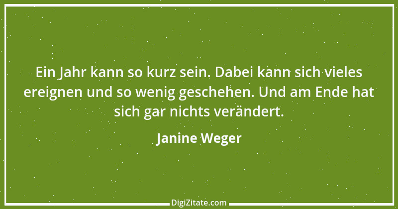 Zitat von Janine Weger 31