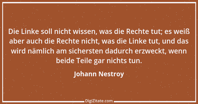 Zitat von Johann Nestroy 395