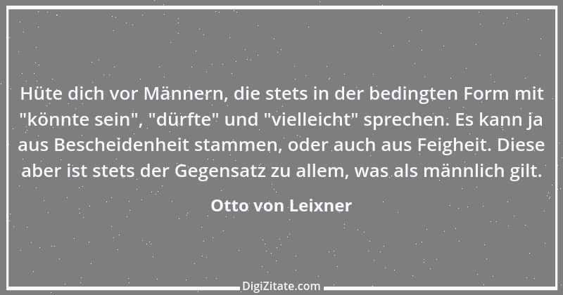 Zitat von Otto von Leixner 46