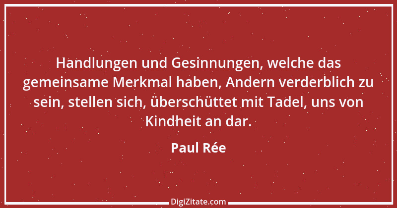 Zitat von Paul Rée 18