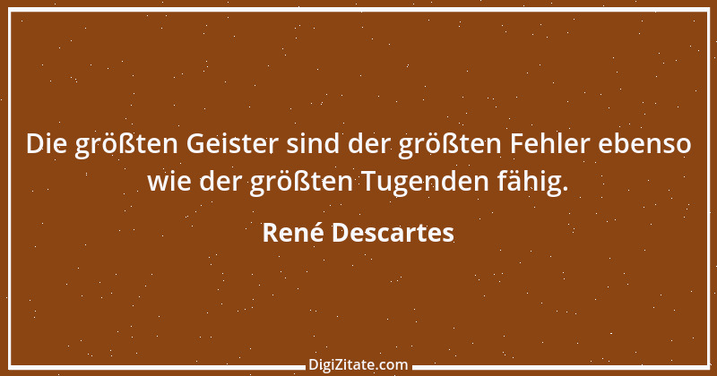 Zitat von René Descartes 41