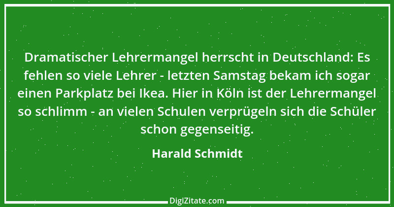 Zitat von Harald Schmidt 254