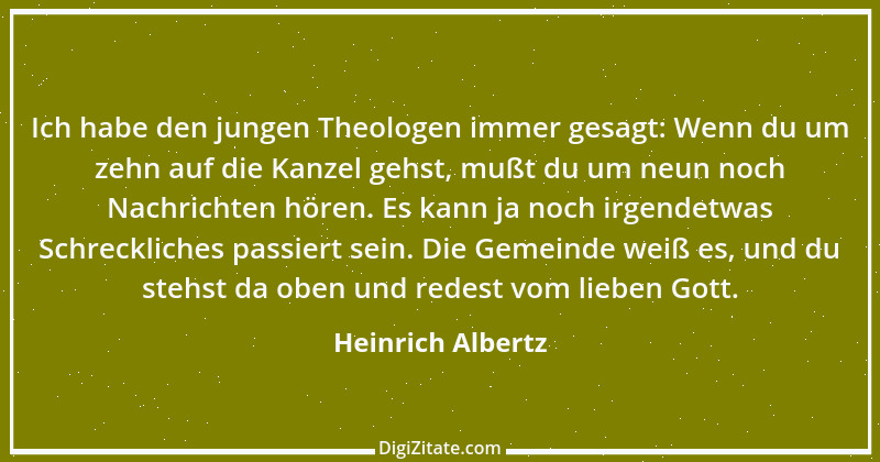 Zitat von Heinrich Albertz 7