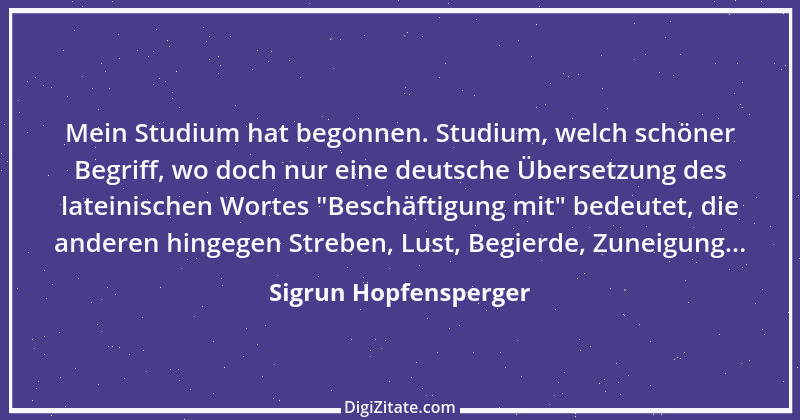 Zitat von Sigrun Hopfensperger 104