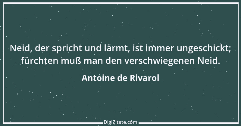 Zitat von Antoine de Rivarol 83