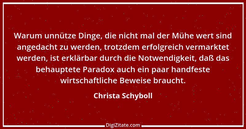 Zitat von Christa Schyboll 187