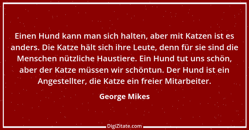 Zitat von George Mikes 7