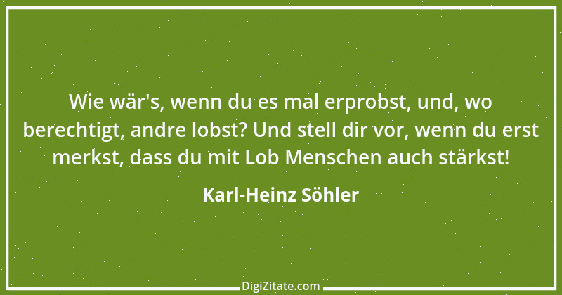 Zitat von Karl-Heinz Söhler 11