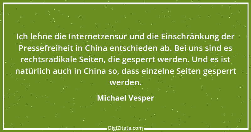 Zitat von Michael Vesper 1