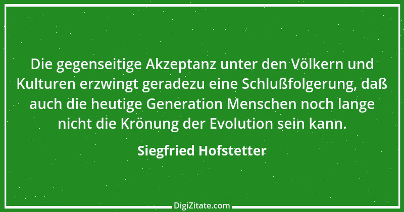 Zitat von Siegfried Hofstetter 3