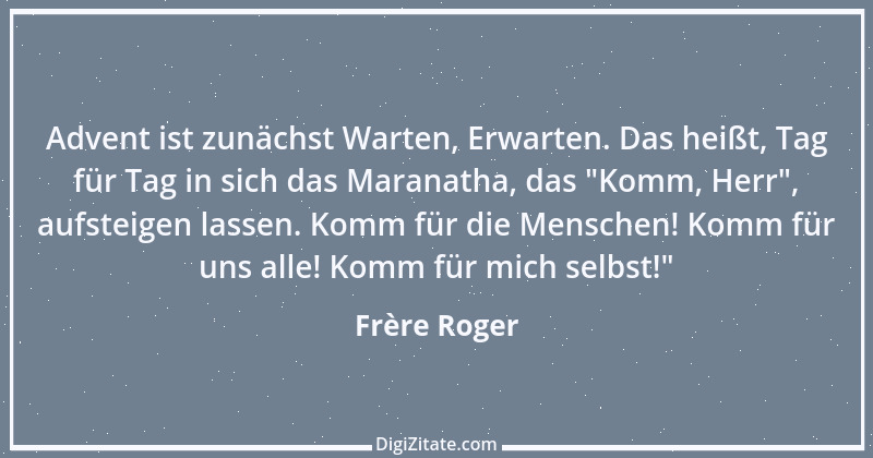 Zitat von Frère Roger 2