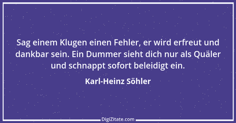 Zitat von Karl-Heinz Söhler 12