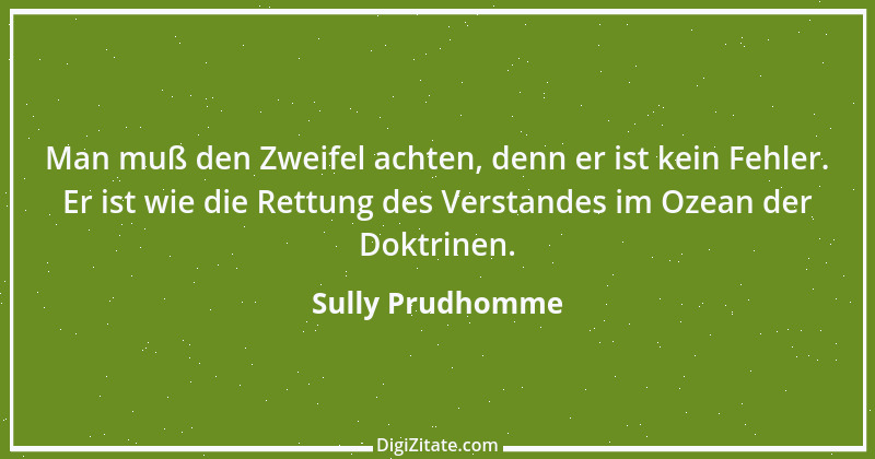 Zitat von Sully Prudhomme 99