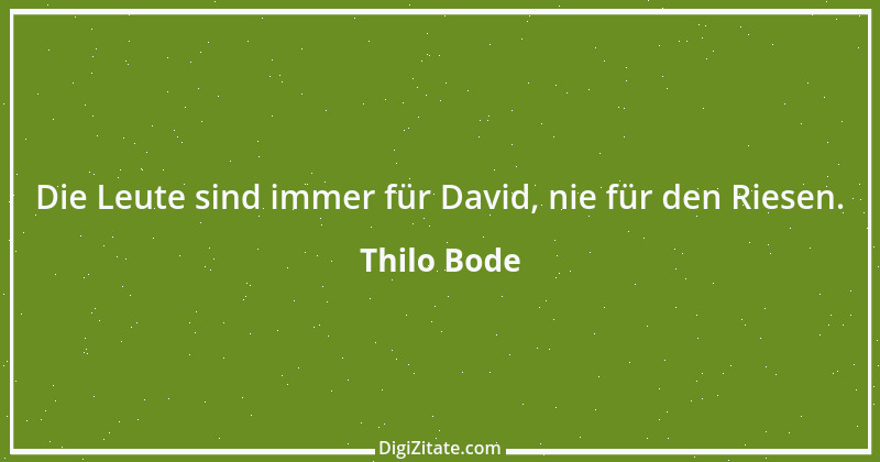 Zitat von Thilo Bode 1