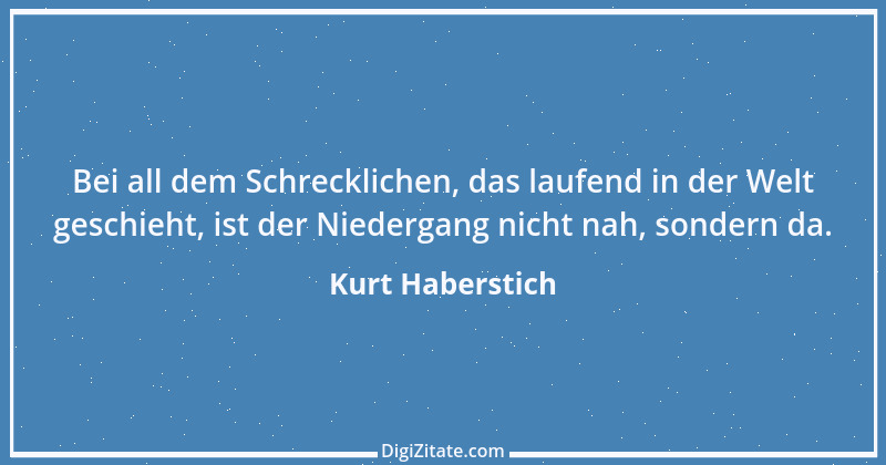 Zitat von Kurt Haberstich 142