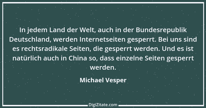 Zitat von Michael Vesper 3