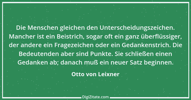 Zitat von Otto von Leixner 238