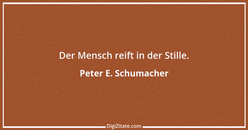 Zitat von Peter E. Schumacher 744