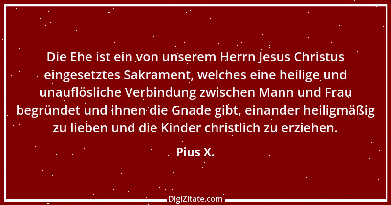 Zitat von Pius X. 2