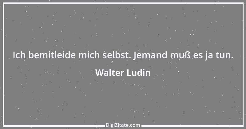 Zitat von Walter Ludin 441