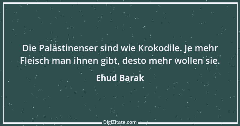 Zitat von Ehud Barak 1