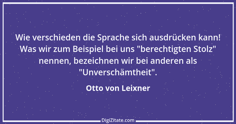 Zitat von Otto von Leixner 239