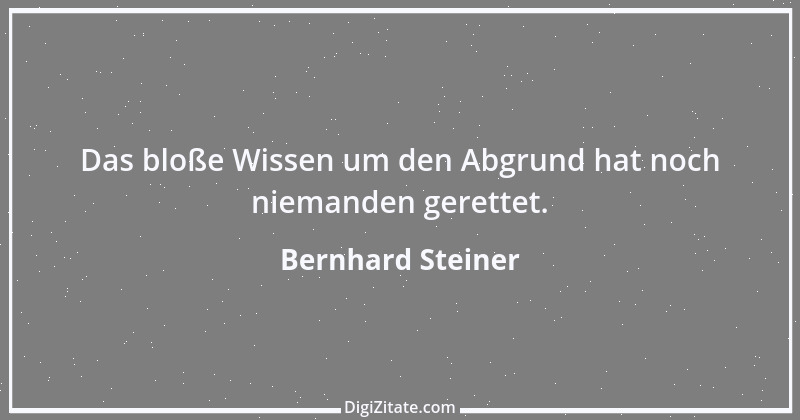 Zitat von Bernhard Steiner 135