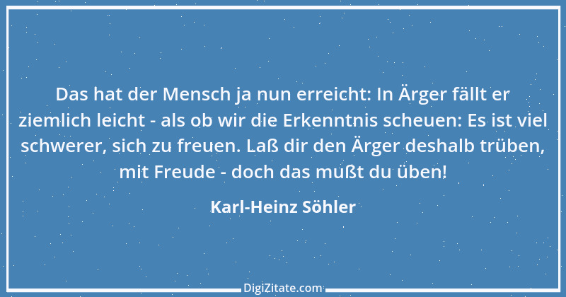 Zitat von Karl-Heinz Söhler 15