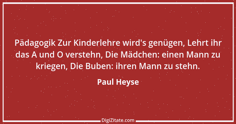 Zitat von Paul Heyse 29