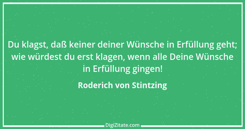 Zitat von Roderich von Stintzing 1