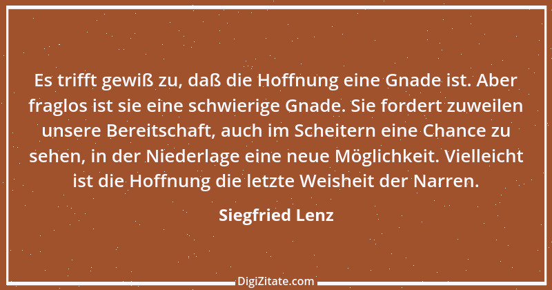 Zitat von Siegfried Lenz 1