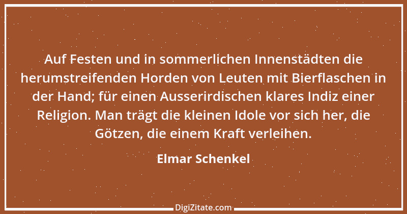 Zitat von Elmar Schenkel 155