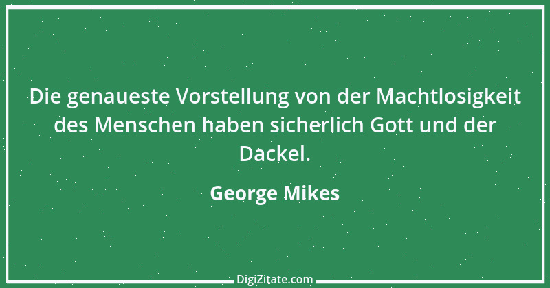 Zitat von George Mikes 12