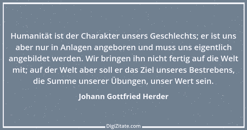 Zitat von Johann Gottfried Herder 256