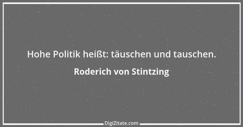 Zitat von Roderich von Stintzing 2