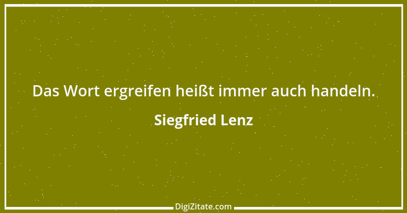 Zitat von Siegfried Lenz 2