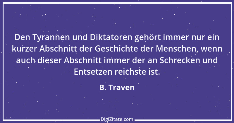 Zitat von B. Traven 40