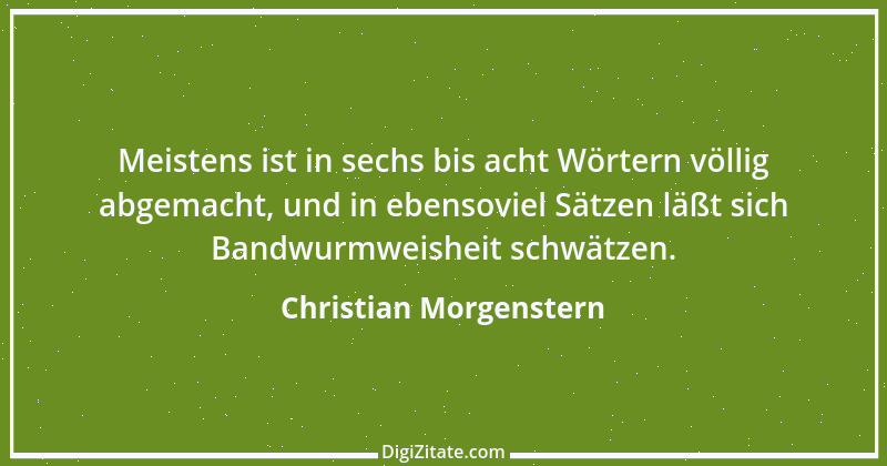 Zitat von Christian Morgenstern 466