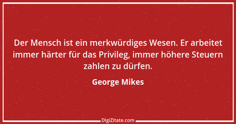 Zitat von George Mikes 13