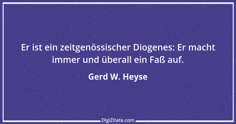 Zitat von Gerd W. Heyse 51