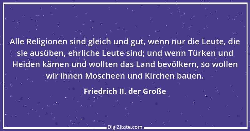 Zitat von Friedrich II. der Große 96