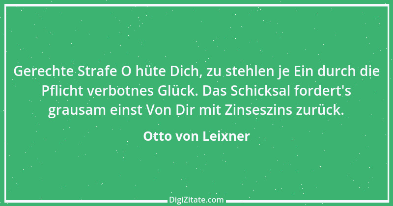 Zitat von Otto von Leixner 243