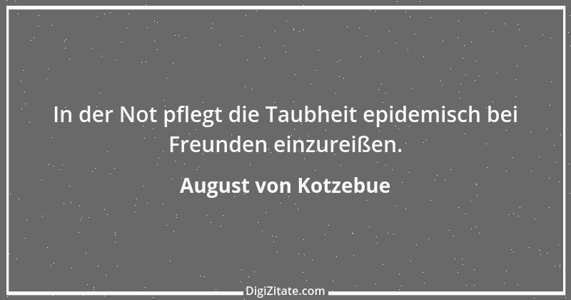 Zitat von August von Kotzebue 1