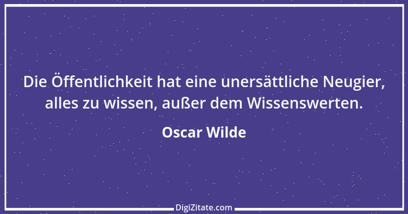 Zitat von Oscar Wilde 851