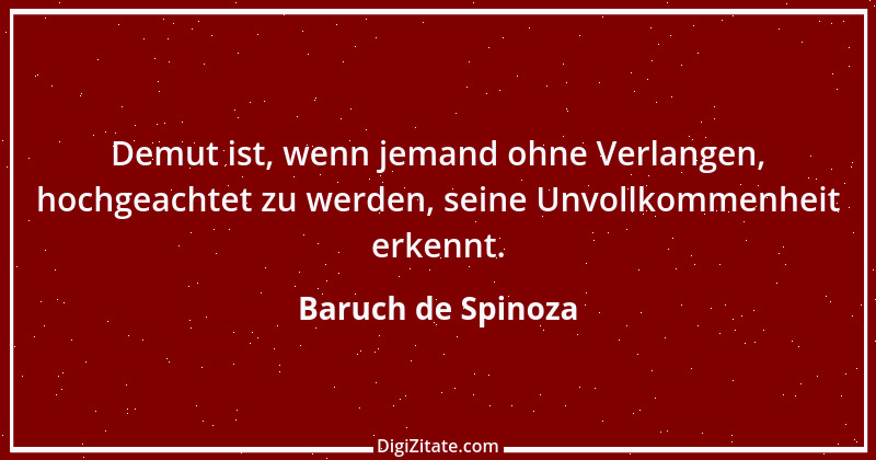 Zitat von Baruch de Spinoza 117