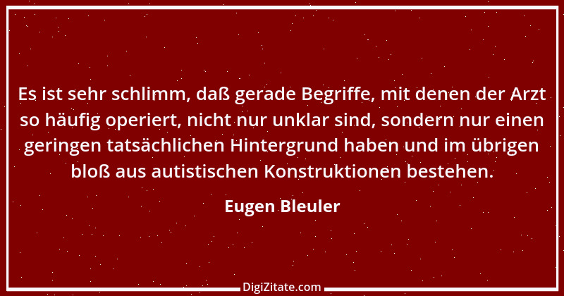 Zitat von Eugen Bleuler 5