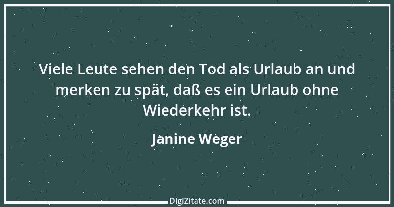 Zitat von Janine Weger 32